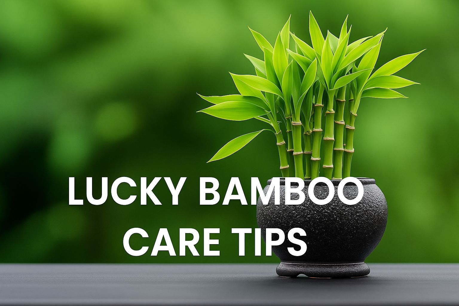 Urban Plant’s lucky bamboo care guide.